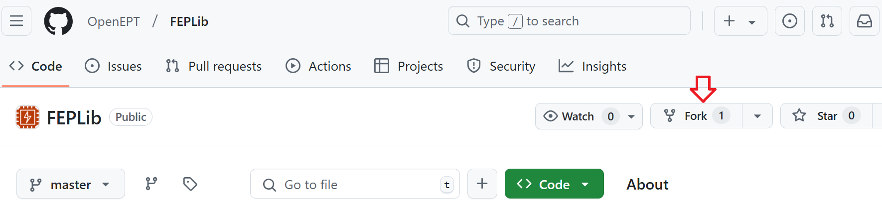 3. This will create a copy of the repository under your GitHub account.