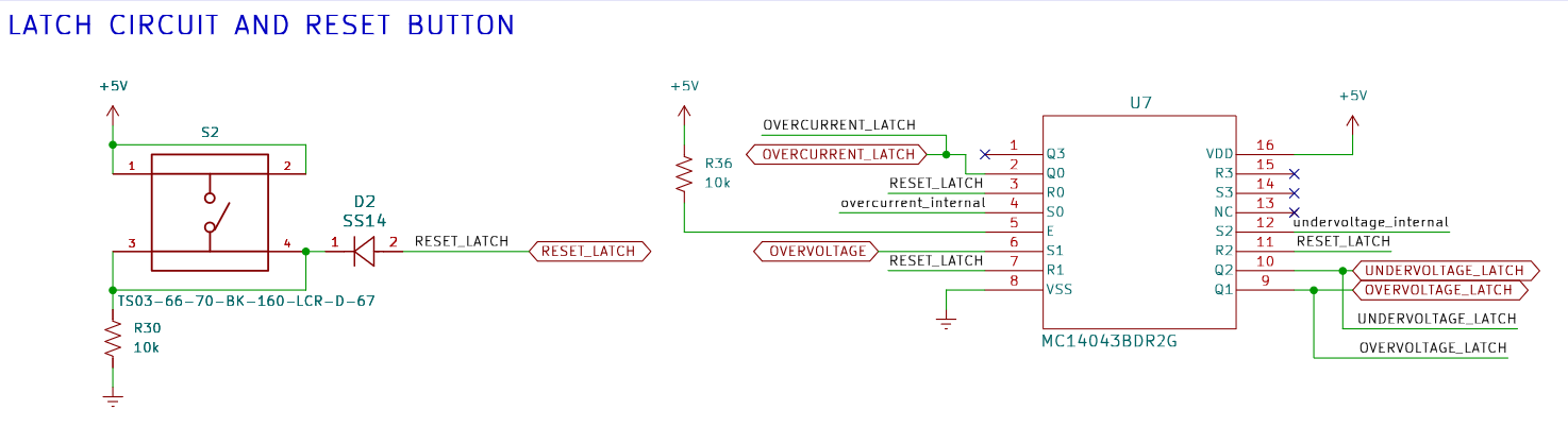 Protection latch circuit