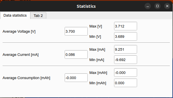 OpenEPT Real-Time Statistics window