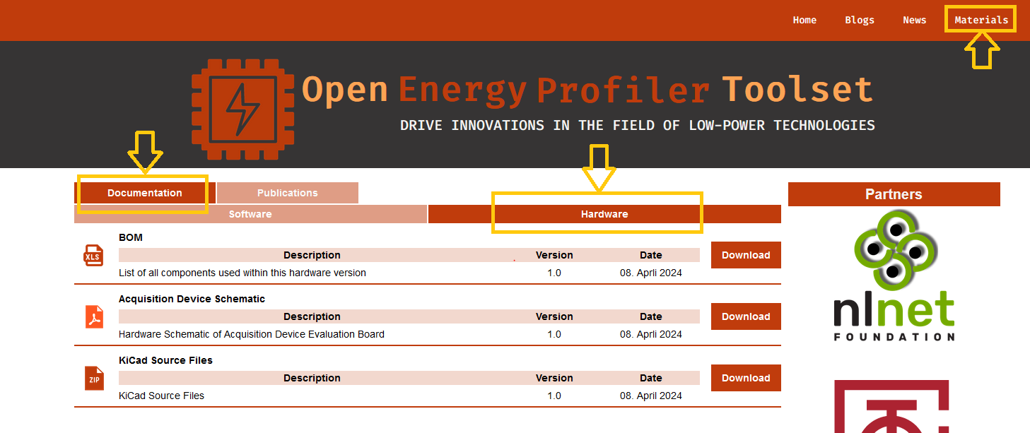 To simplify access to all project materials, we have created a centralized Materials page on our website. This page includes the following: