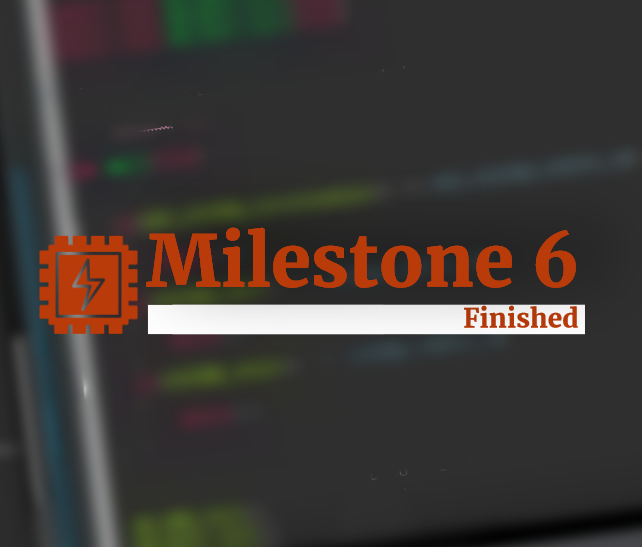 The combined testing of hardware and software has been successfully done, completing Milestone 6.