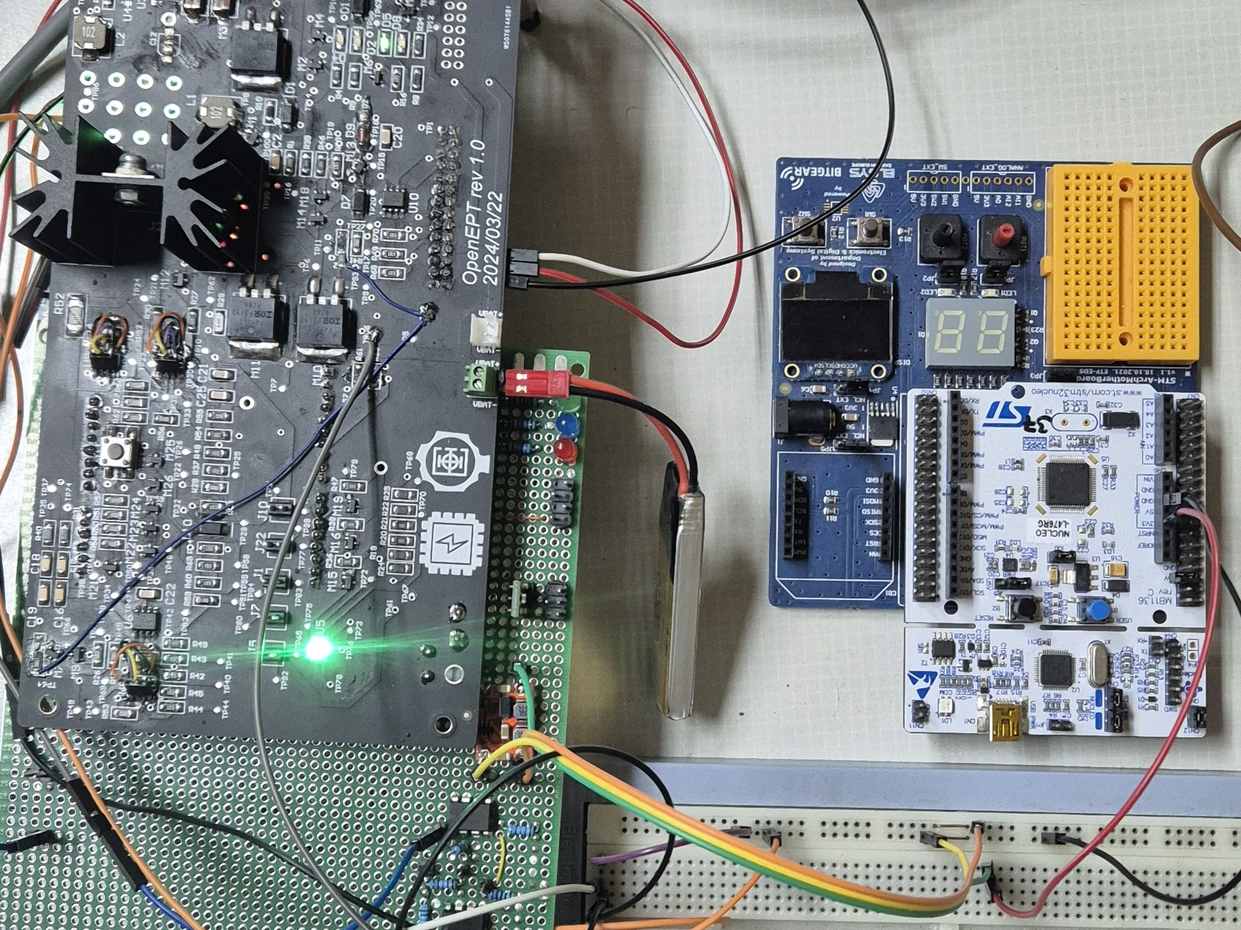 A test involving the measurement of energy consumption of microcontroller-based platforms has been completed